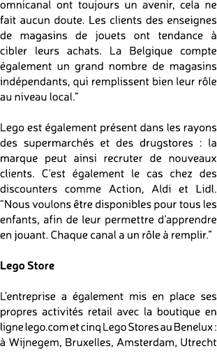 omnicanal ont toujours un avenir, cela ne fait aucun doute. Les clients des enseignes de magasins de jouets ont tenda...