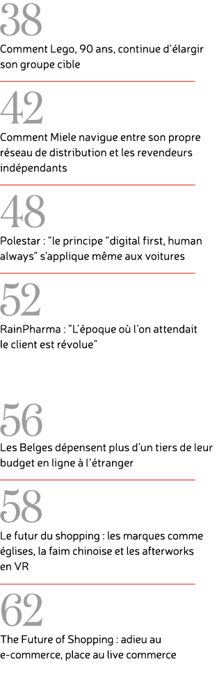 38 Comment Lego, 90 ans, continue d’ largir son groupe cible ￼ 42 Comment Miele navigue entre son propre r seau de di...