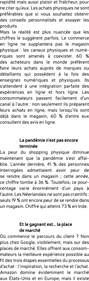 rapidit mais aussi plaisir et fra cheur, pour ne citer qu’eux. Les achats physiques ne sont pr f rables que si vous ...