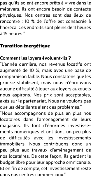 pas qu’ils soient encore pr ts  vivre dans le m tavers, ils ont encore besoin de contacts physiques. Nos centres son...