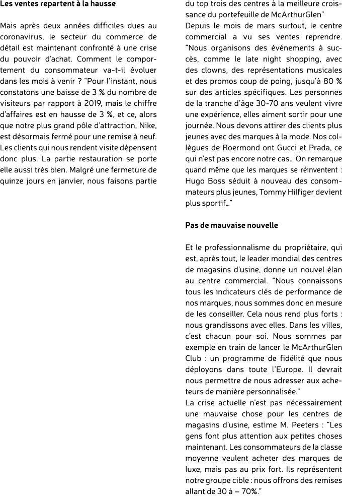Les ventes repartent  la hausse Mais apr s deux ann es difficiles dues au coronavirus, le secteur du commerce de d t...