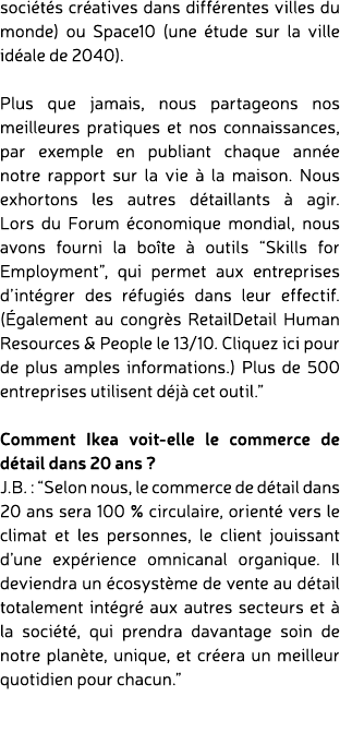 soci t s cr atives dans diff rentes villes du monde) ou Space10 (une tude sur la ville id ale de 2040). Plus que jam...