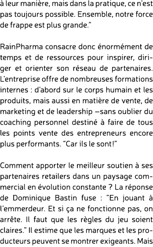  leur mani re, mais dans la pratique, ce n’est pas toujours possible. Ensemble, notre force de frappe est plus grand...