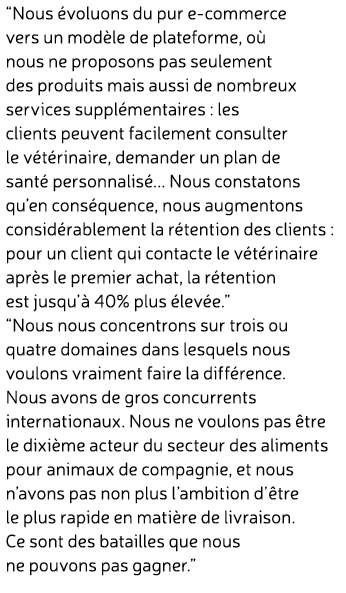 “Nous voluons du pur e commerce vers un mod le de plateforme, o  nous ne proposons pas seulement des produits mais a...