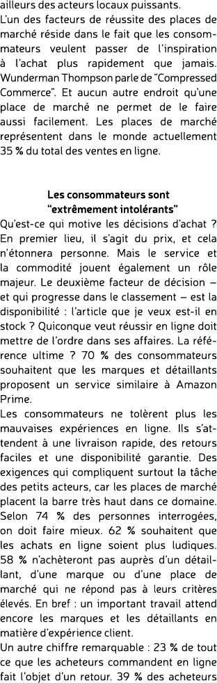 ailleurs des acteurs locaux puissants. L’un des facteurs de r ussite des places de march r side dans le fait que les...
