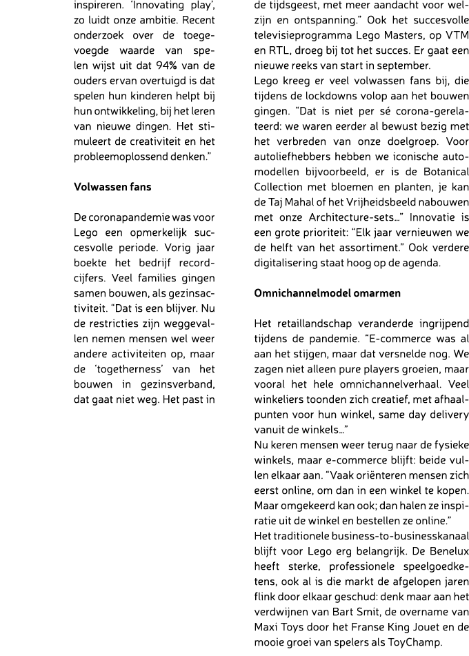 inspireren. ‘Innovating play’, zo luidt onze ambitie. Recent onderzoek over de toegevoegde waarde van spelen wijst ui...