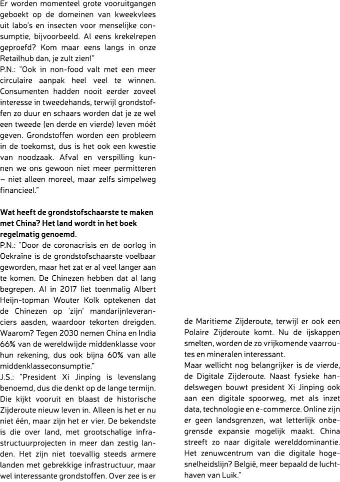 Er worden momenteel grote vooruitgangen geboekt op de domeinen van kweekvlees uit labo’s en insecten voor menselijke ...