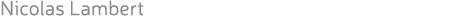 Nicolas Lambert