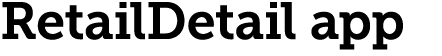 RetailDetail app