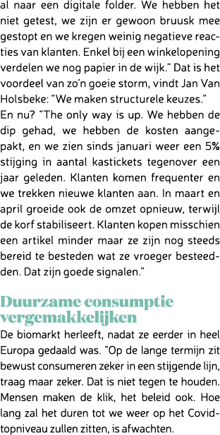 al naar een digitale folder. We hebben het niet getest, we zijn er gewoon bruusk mee gestopt en we kregen weinig nega...