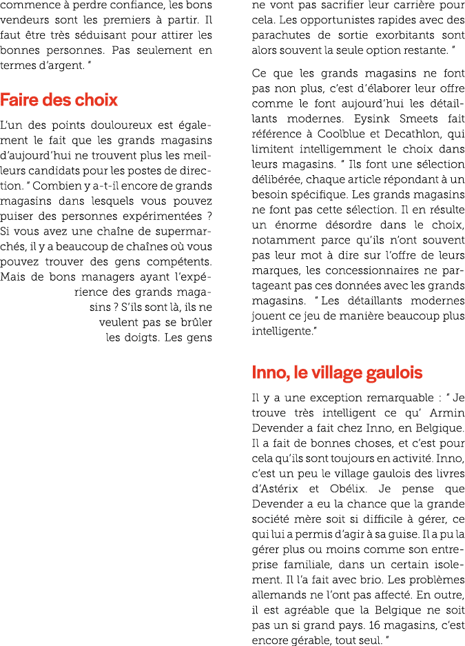 commence  perdre confiance, les bons vendeurs sont les premiers   partir. Il faut  tre tr s s duisant pour attirer l...