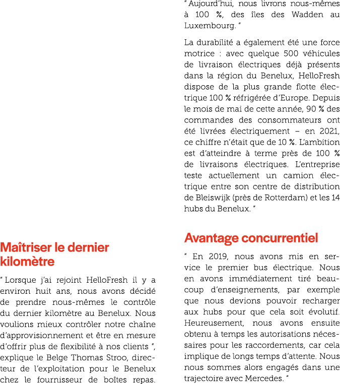  Ma triser le dernier kilom tre “ Lorsque j’ai rejoint HelloFresh il y a environ huit ans, nous avons d cid de prend...