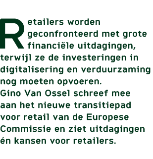 Retailers worden geconfronteerd met grote financi le uitdagingen, terwijl ze de investeringen in digitalisering en ve...
