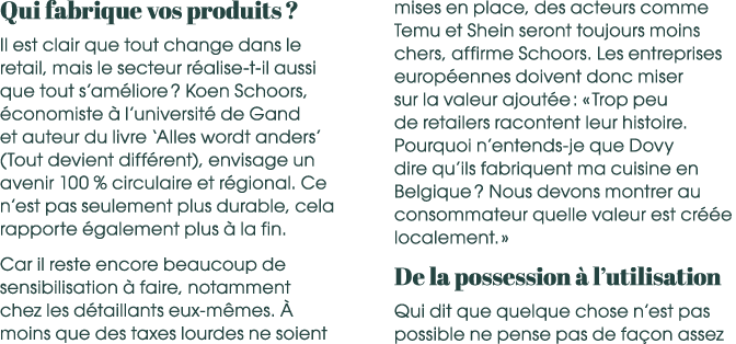 Qui fabrique vos produits ? Il est clair que tout change dans le retail, mais le secteur r alise t il aussi que tout ...