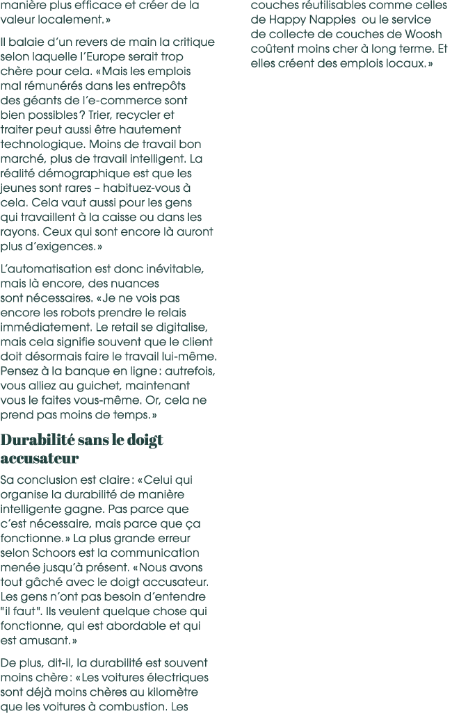 mani re plus efficace et cr er de la valeur localement. » Il balaie d’un revers de main la critique selon laquelle l’...