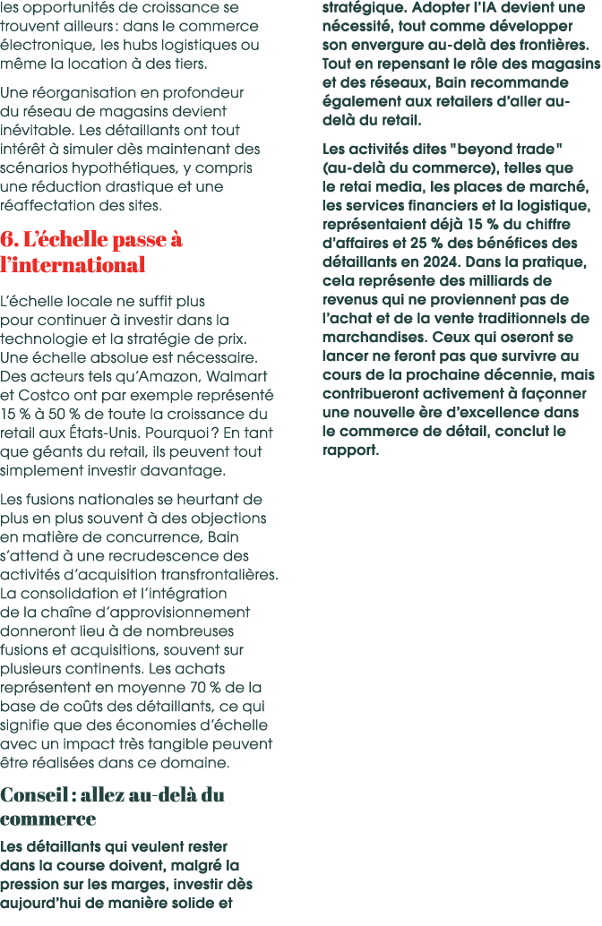 les opportunit s de croissance se trouvent ailleurs : dans le commerce lectronique, les hubs logistiques ou m me la ...