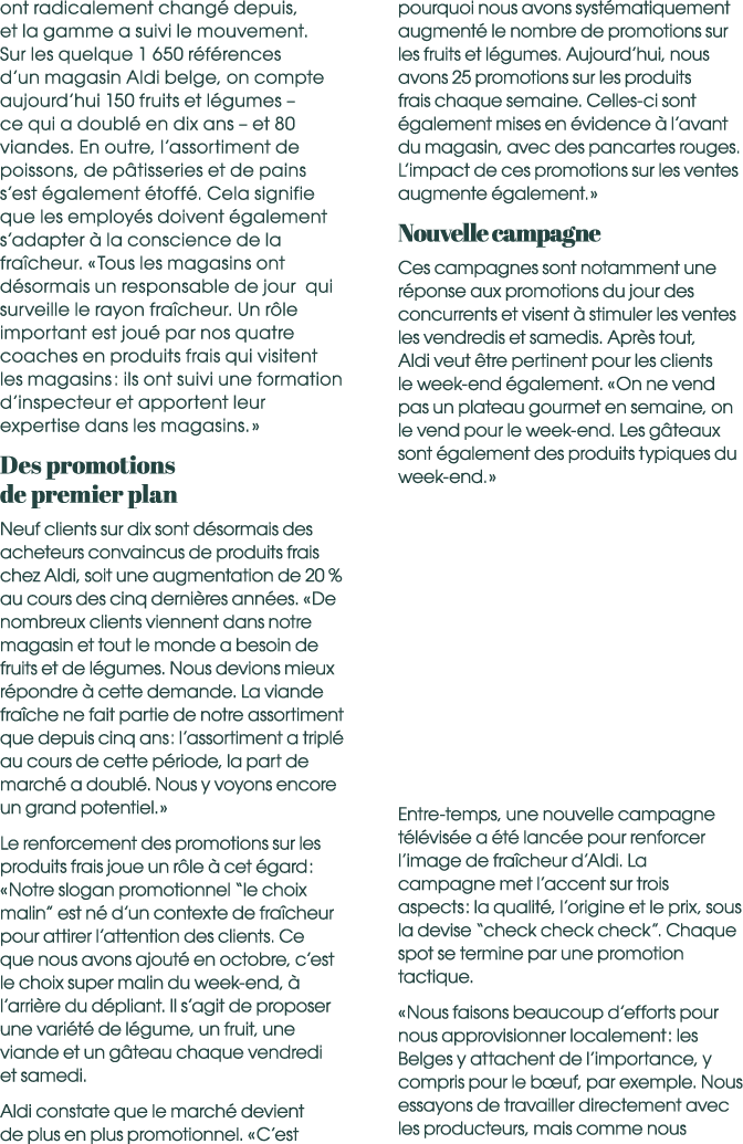 ont radicalement chang depuis, et la gamme a suivi le mouvement. Sur les quelque 1 650 r f rences d’un magasin Aldi ...