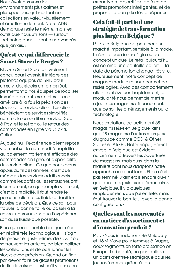 Nous voluons vers des environnements plus calmes et plus spacieux, qui mettent nos collections en valeur visuellemen...