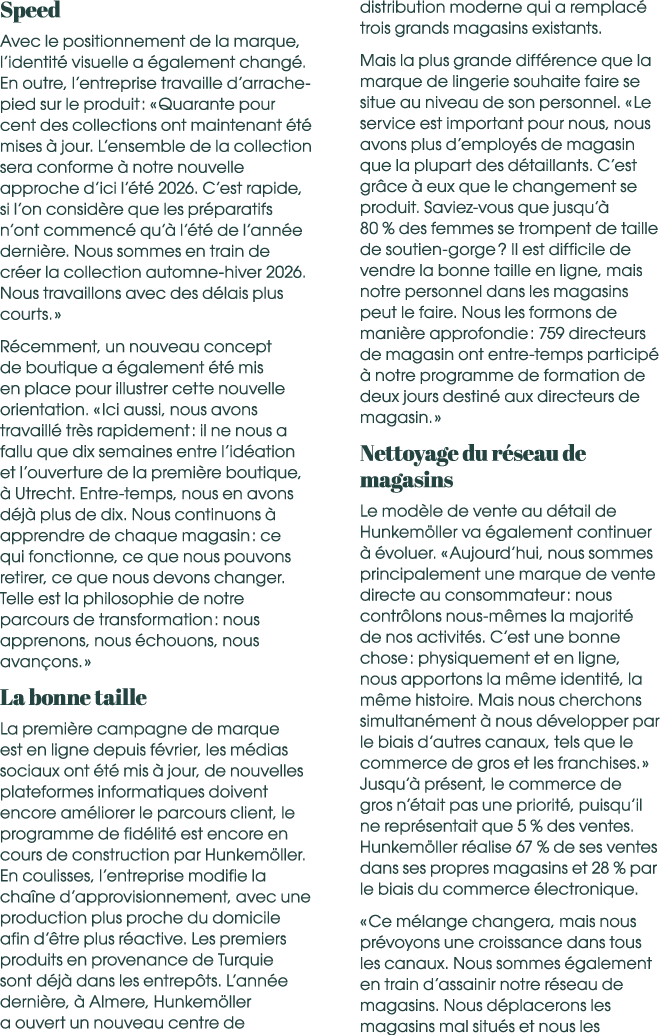 Speed Avec le positionnement de la marque, l’identit visuelle a  galement chang . En outre, l’entreprise travaille d...