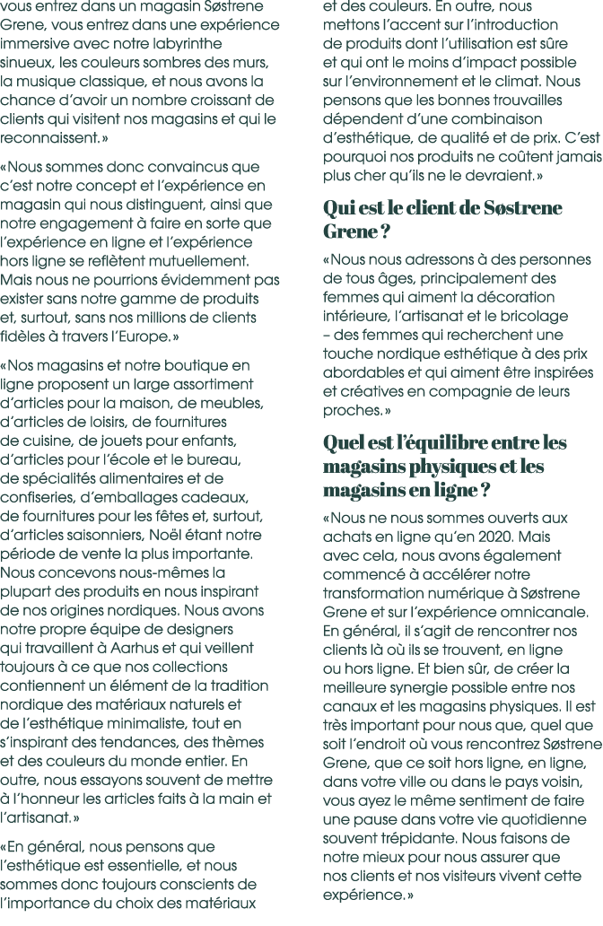 vous entrez dans un magasin S strene Grene, vous entrez dans une exp rience immersive avec notre labyrinthe sinueux, ...