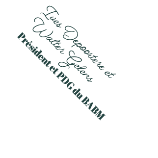 Ives Depoortere et Walter Gelens Pr sident et PDG du BABM