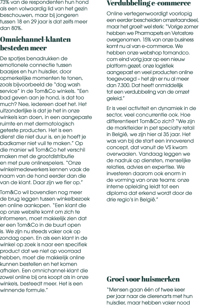73% van de respondenten hun hond als een volwaardig lid van het gezin beschouwen, maar bij jongeren tussen 18 en 29 j...
