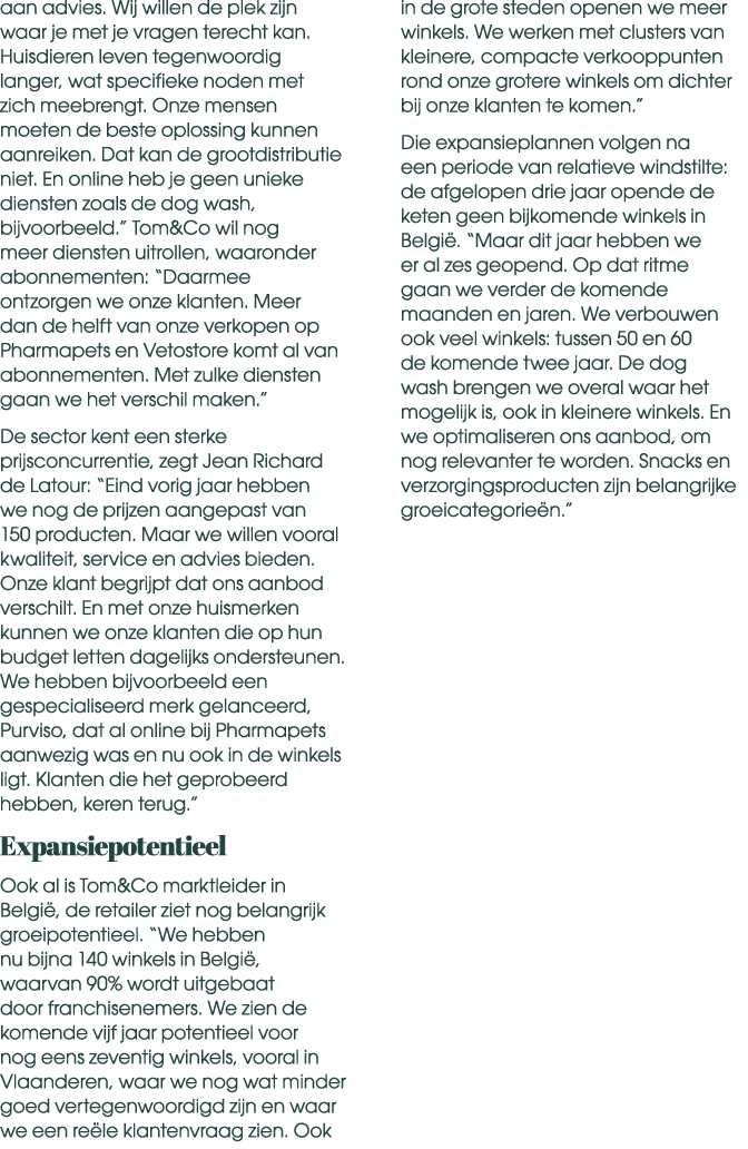 aan advies. Wij willen de plek zijn waar je met je vragen terecht kan. Huisdieren leven tegenwoordig langer, wat spec...