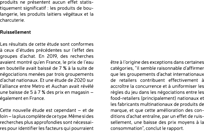 produits ne pr sentent aucun effet statistiquement significatif : les produits de boulangerie, les produits laitiers ...