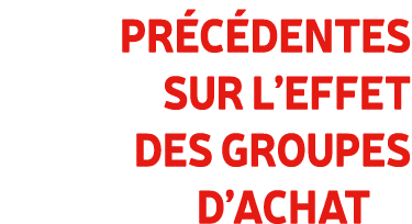 pr c dentes sur l’effet des groupes d’achat