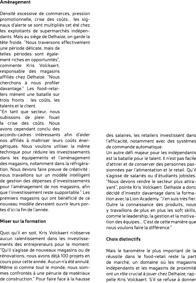 Am nagement Densit excessive de commerces, pression promotionnelle, crise des co ts... les signaux d’alerte se sont ...