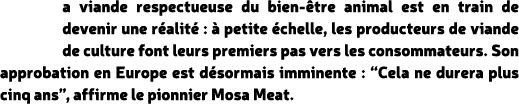 a viande respectueuse du bien tre animal est en train de devenir une r alit  :   petite  chelle, les producteurs de ...