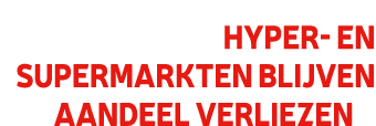 Hyper en supermarkten blijven aandeel verliezen