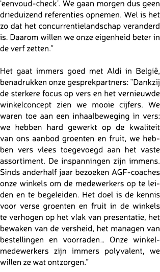 ‘eenvoud check’. We gaan morgen dus geen drieduizend referenties opnemen. Wel is het zo dat het concurrentielandschap...
