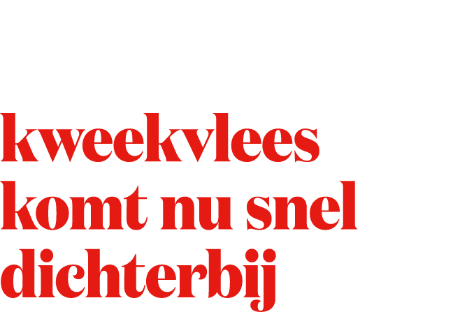  kweekvlees komt nu snel dichterbij